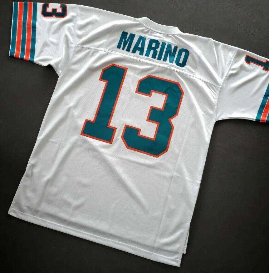 

Custom Men Youth women Dan Marino 100 Football Jersey size s-6XL or custom any name or number jersey, White youth s-xl