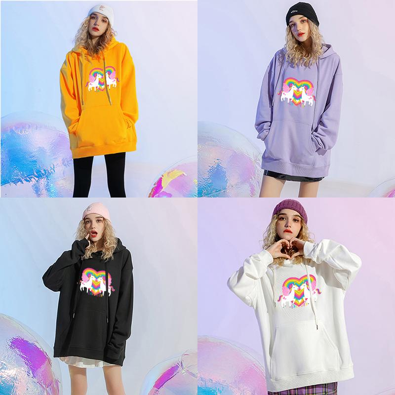 

Women's Hoodies & Sweatshirts Hoodie Casual Sports Style Funny Cartoon Series Creative 100% Cotton Soft And Comfortable, Black