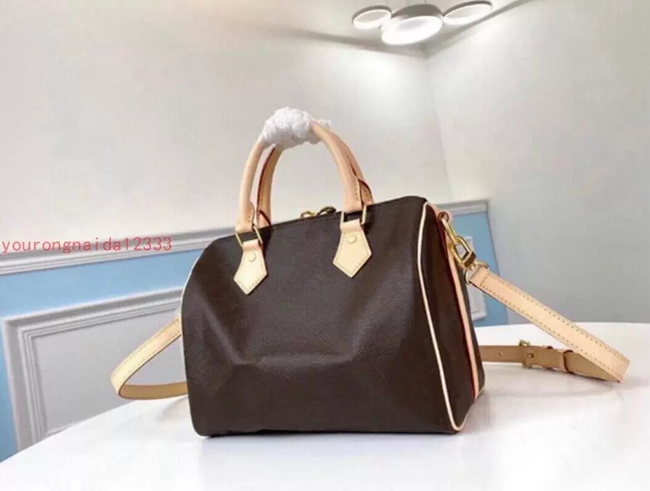

High Quality Handbags Cowhide Speedy 30CM Luxury designer Hot Bags Bag Women Oxidize Shoulder Totes Lady Fashion