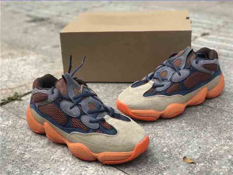 

Authentic Quality 500 Enflame Men Women Shoes outdoor Running Sneakers Orange Blue GZ5541 With box us 5-12.5