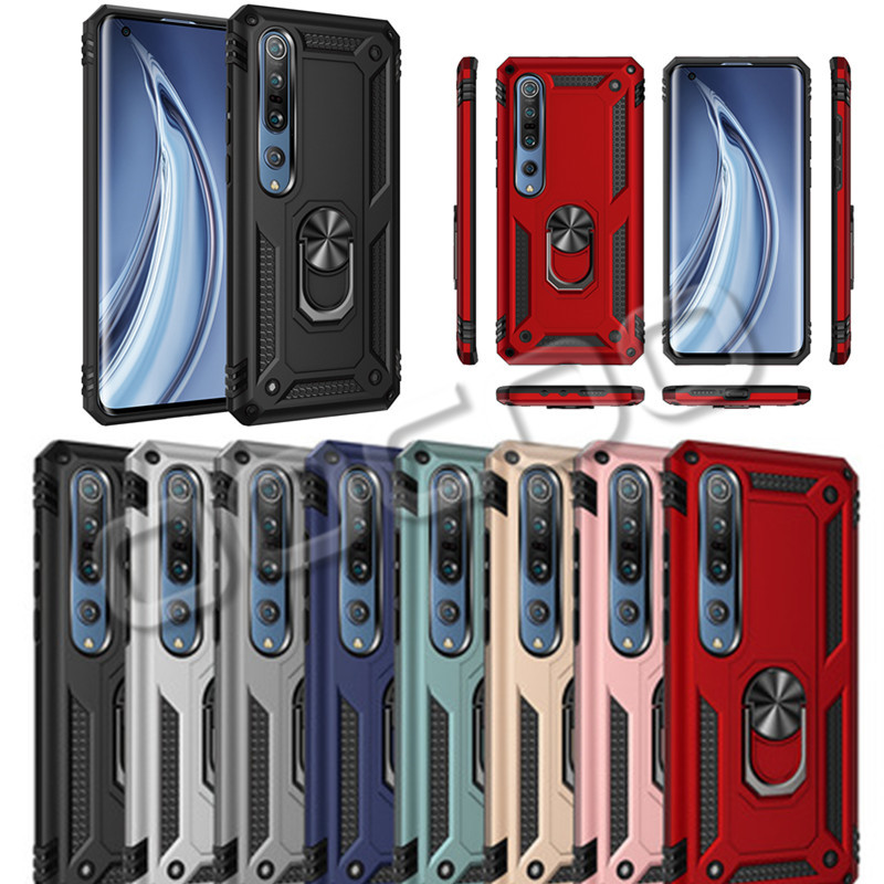 

Shockproof Armor Phone Cases Magnetic Ring Stand Cover For Samsung Galaxy S21 FE S20 Plus Note 20 Ultra 10 9 8 A20 A50 A70 A80 A31 A51 A71 A02S A32 A52 A72 5G A01 A21 A11, Mix colors