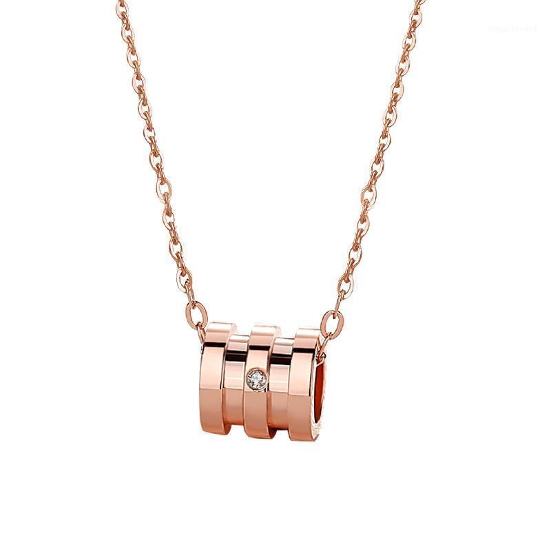 

Chains Classic Waist Necklace S925 Sterling Silver Light Luxury Zircon Clavicle Chain Wild Rose Gold Pendant Wholesale Drop
