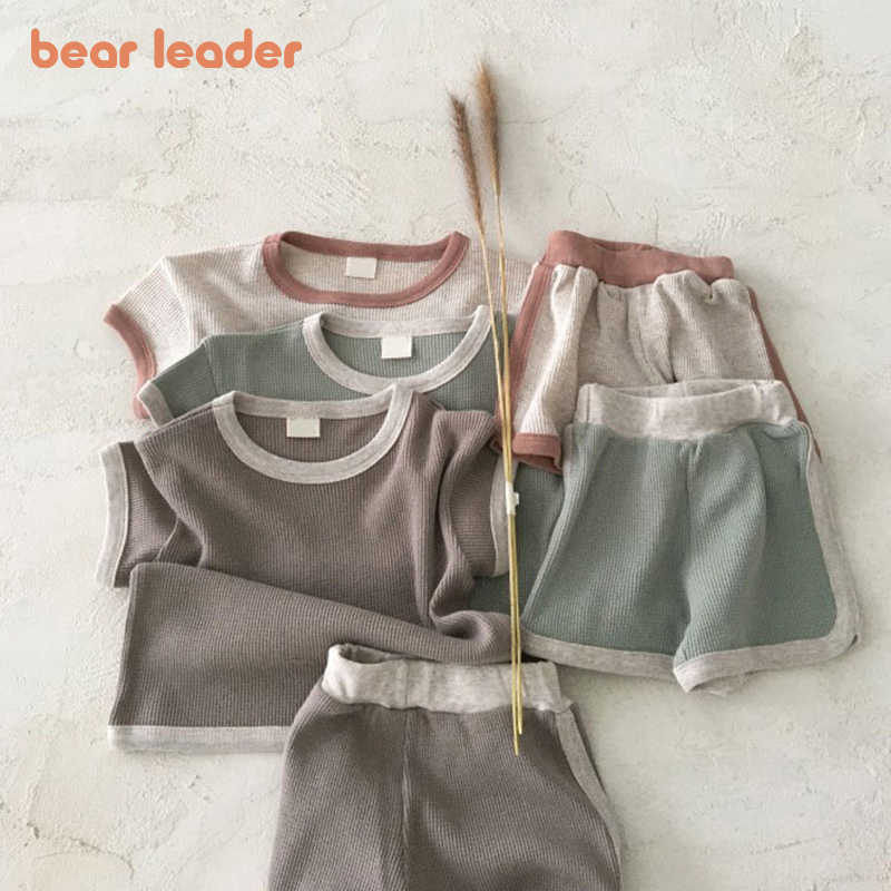 

Bear Leader Infant Baby Clothing Sets Fashion Korean Style Casual Kids Tops And Shorts Outfits Toddler Summer Clothes Suits 210708, Ah6136gray