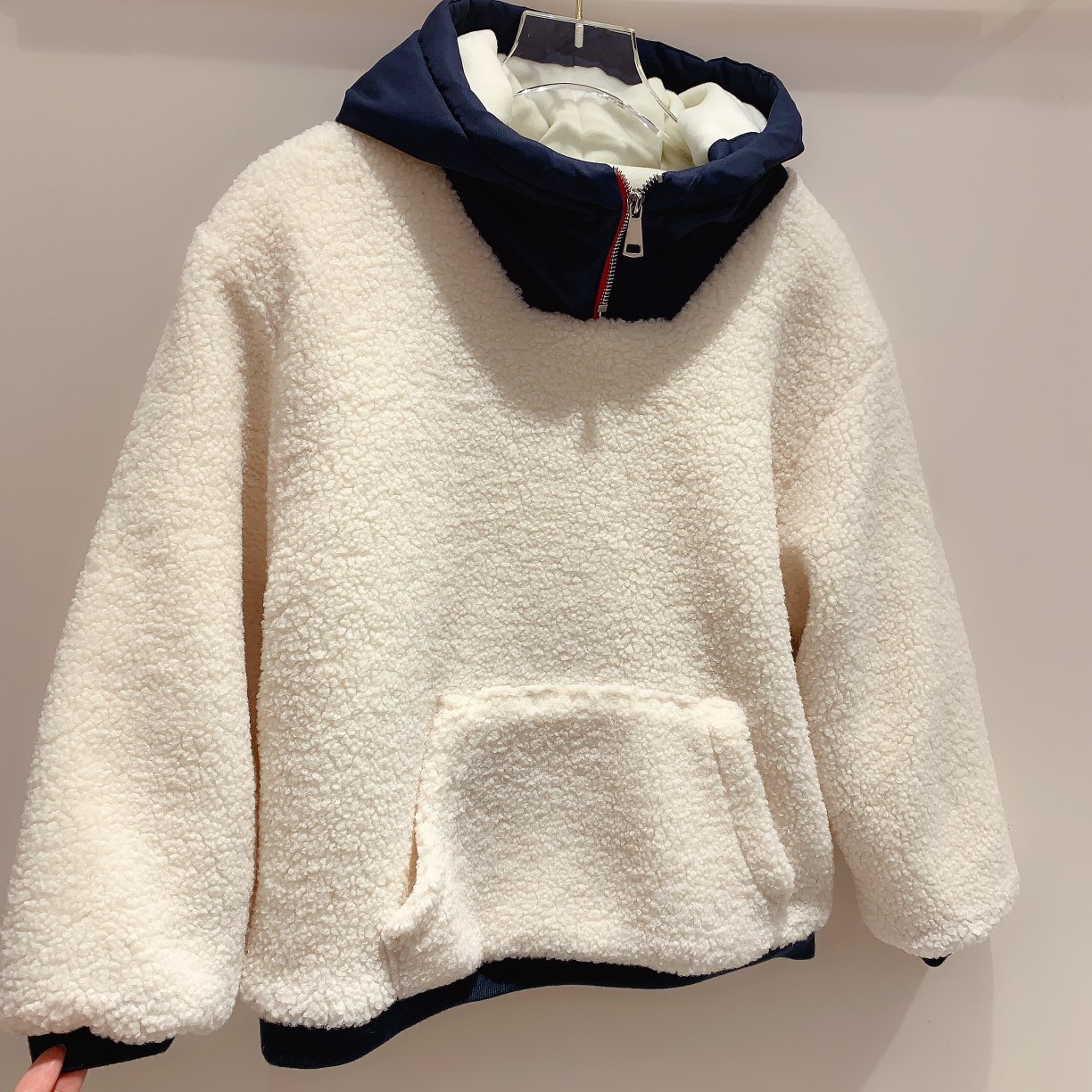 

winter kids hoodies winter toddler boy fleece sweatshirts clothes baby girls thicken hooded coat Child warm outerwear, Black