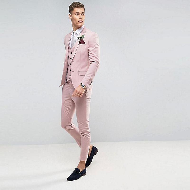 Mens Light Pink Suit Australia | New 