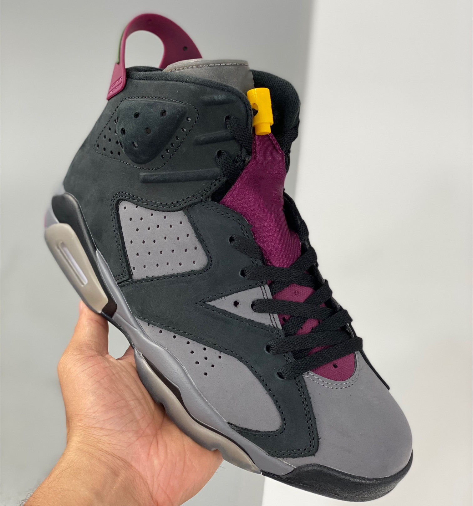 

Men Jumpman 6 6s Bordeaux Basketball Shoes Mens Grey Black Purple Elegant Wine Sport Sneakers Trainers CT8529-063
