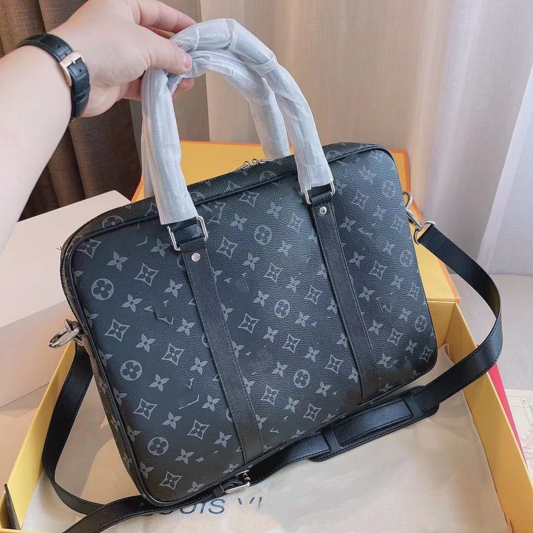 

man Haute couture luxury brand briefcases quality bag cowhide r fashio bags Genuine briefcase Patent Leather Letter