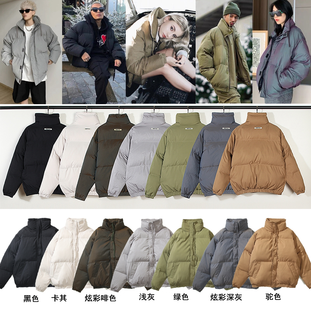 

Designer mens downs jacket boys fog women fear men of god coat Hip Hop Loose zipper essentials coats clothing, L need look other product