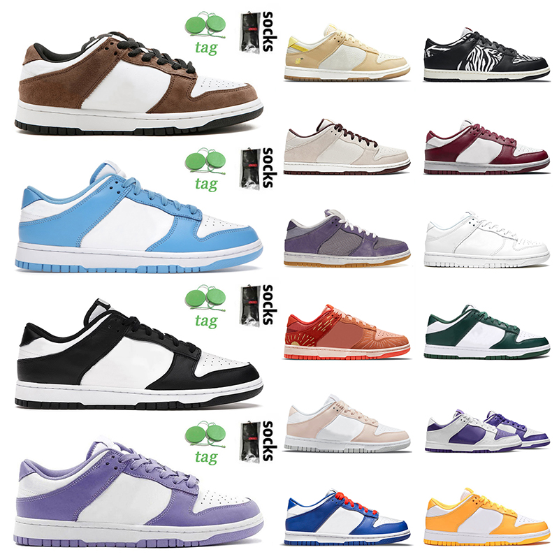 

2022 New Top Quality SB Shoes Low Flat Casual Shoe For Mens Women UNC Black White Trail End Purple Pulse Lemon Drop Spartan Green Zebra Off Sneakers Trainers Dunks 36-45, C25 medium curry 36-45