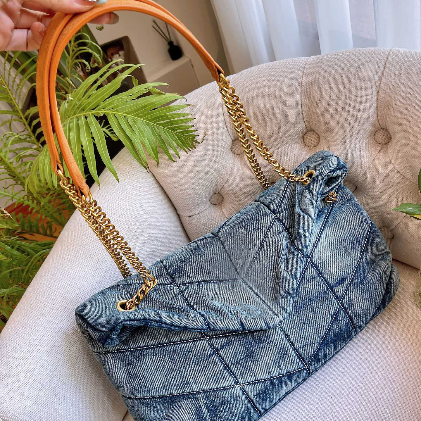 

Women Shoulder Bags Cowboy Handbags Totes Classic Black Quilted Lady Chains Flap Messenger Bag Genuine Leather Calfskin Crocodile Pattern Cross Body
