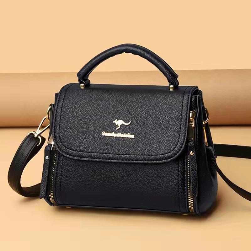 

Evening Bags Sandy Kangaroo Bag Women's 2021 Messenger Single Shoulder Handbag Fashion 5229, Black