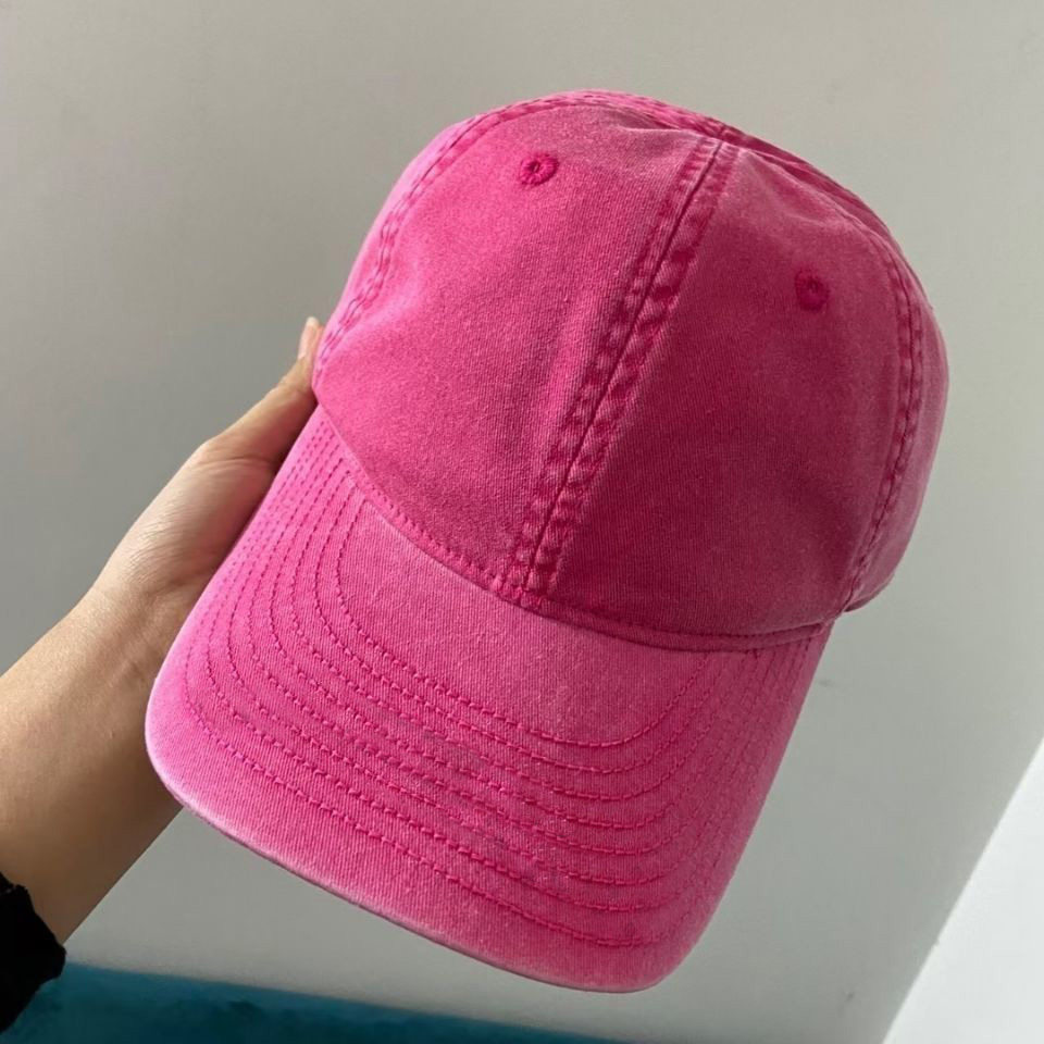 

Unisex Letter Print Hat Street Headgea Fashion Baseball Cap for Man Woman Headress Color Beanie Casquette Adjustable Top Quality sport, Rose red