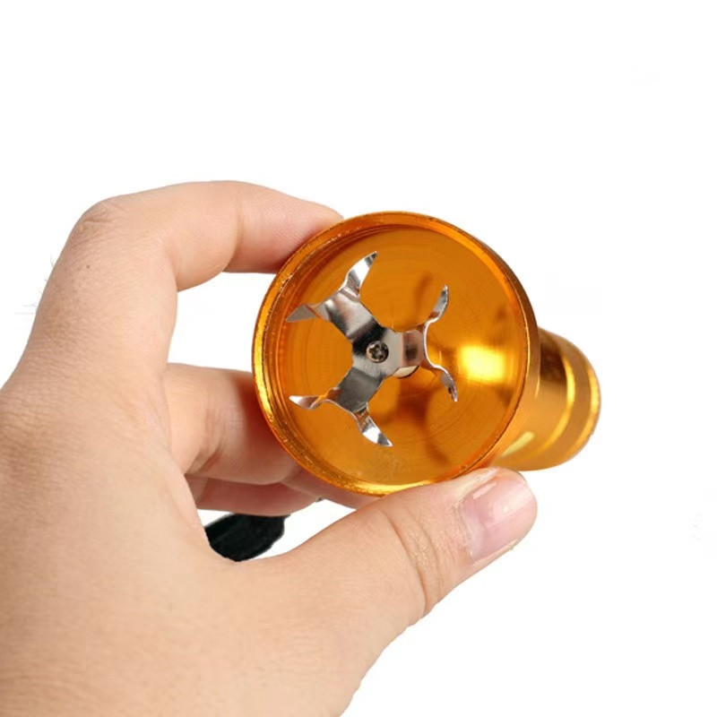 

Other Smoking Accessories Herb Grinder Flashlight designs aluminium alloy Crusher Smasher tobacco grinders Handheld Chopper 3colors smoke accessory