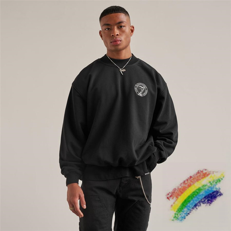 

Sweatshirts Men Women 1 High Quality Embroidery Hoodie Oversized Crewneck