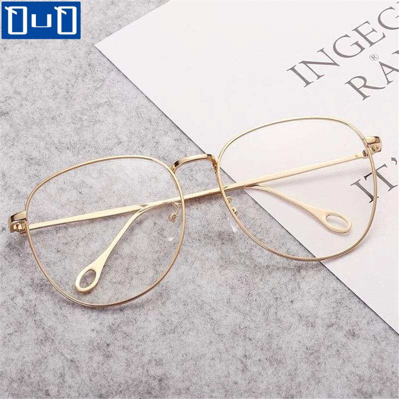 

Sunglasses Classic Oversize Big Round Frame Metal Eye Glasses Ultralight Men Women Students Flat Mirror Eyewear Fashion Accessories