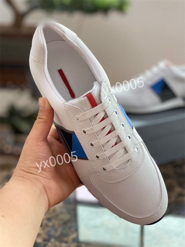 

Prad Boots designer luxury sneaker men women reflective casual shoes Genuine Leather sneakers party velvet calfskin mixed fiber top quality shoe size38-46, 08