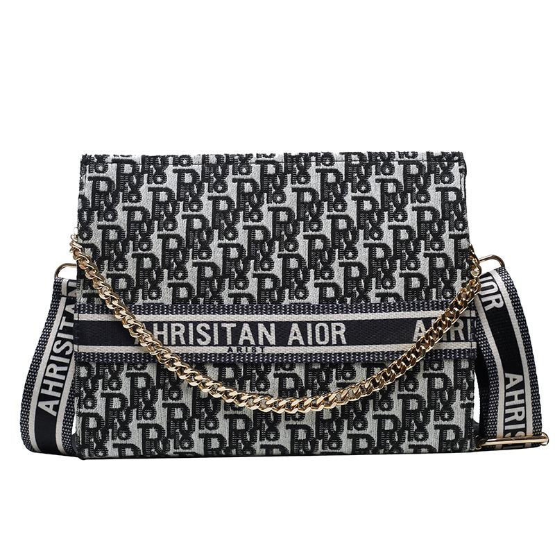 

70% Off Factory Store Fashion One Shoulder Messenger Bag female 2021 Korean popular small square bag chain handbag, Blue