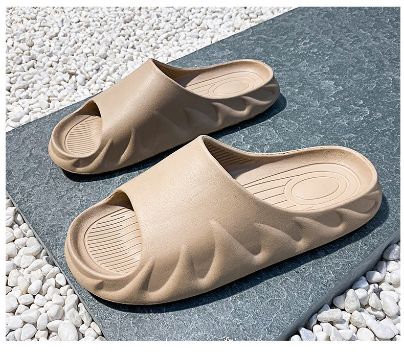 

Men's Slippers Summer Bathroom Household Soft Bottom Rubber Plastic EVA Chunky Shoes, Blue