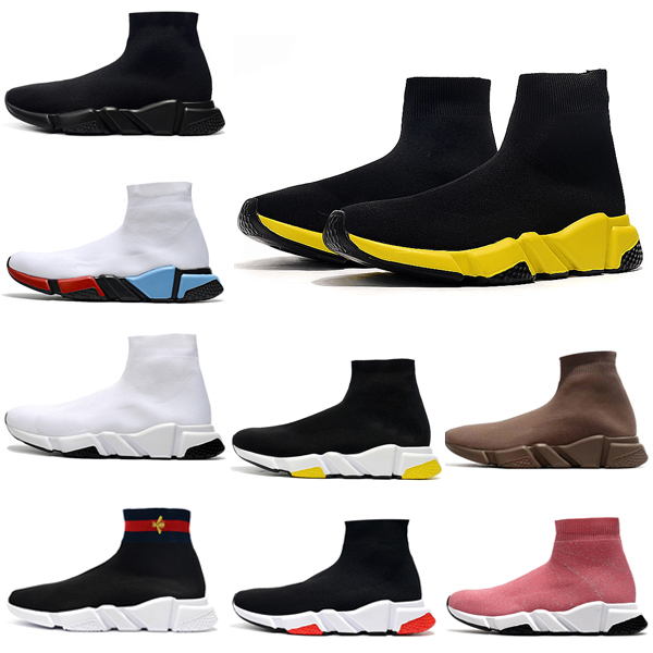 

Sock Speed Trainers balencaiga shoes trainer Black Red Triple 1.0 Flat Socks Boots Sneakers Casual Shoe 35-45 0101 52uS#