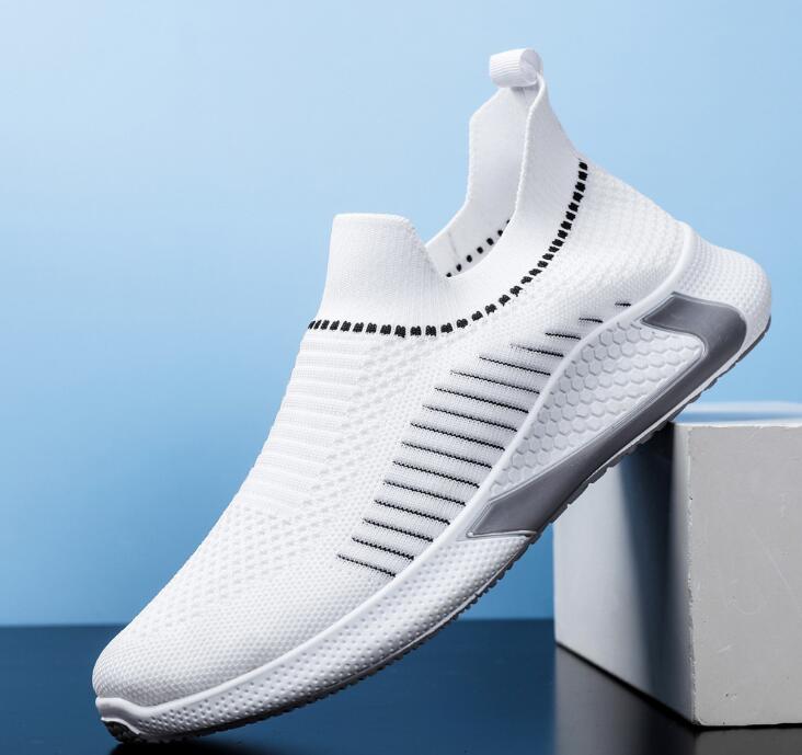 

men Running Shoes Sneaker Brand Lace-up Shoes Non-Slip Wear-Resistant Soft Tennis Big Size Breathable Sports Sneakers For Woman, Black