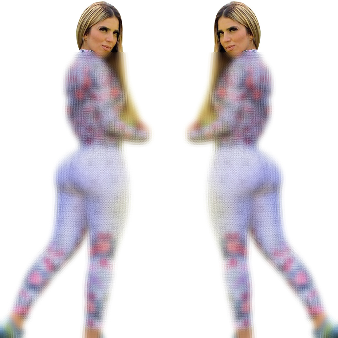 

Fashion Letters Print Flowers Pattern Desinger Women Tracksuits Embroidery Sweatshirt Top Jogger Pants Suit Two Piece Set Fitness Sweatsuit Sportwear Size -2XL, White