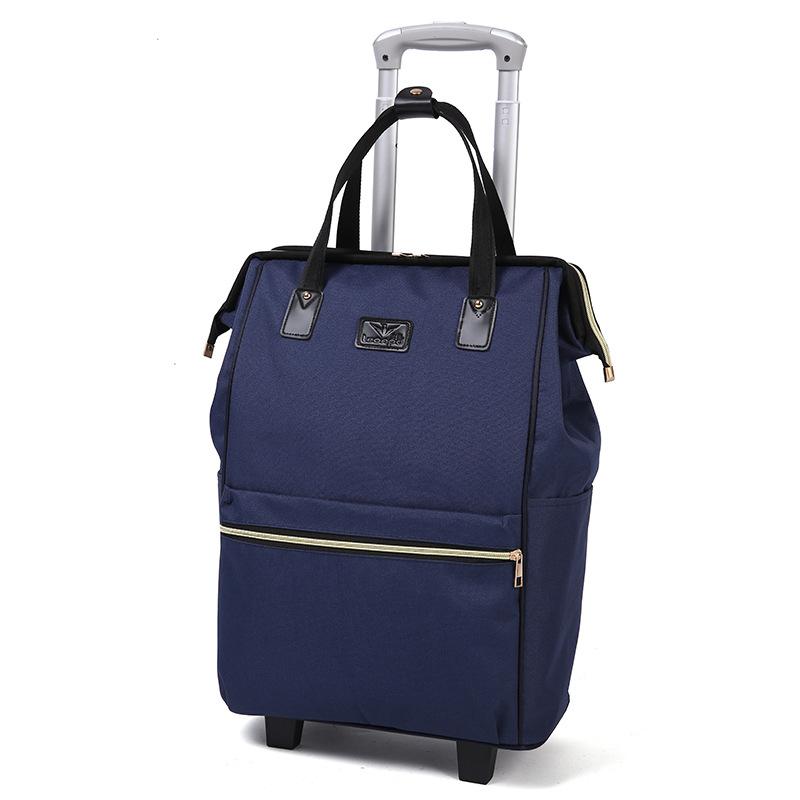 

Suitcases Fashion Women Trolley Luggage Rolling Suitcase Brand Casual Stripes Case Travel Bag On Wheels
