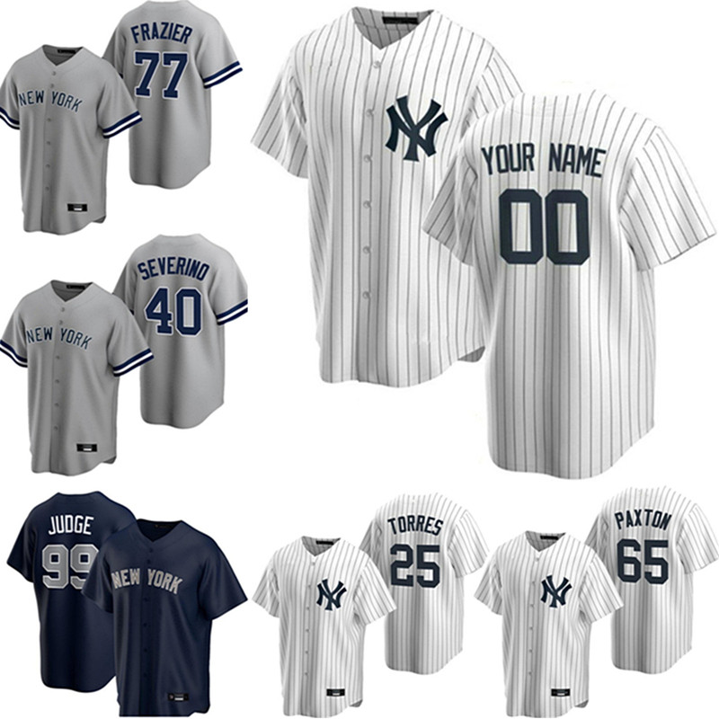 

NY Yankee 2 Derek Jeter 26 DJ LeMahieu 45 Gerrit Cole Jerseys 99 Aaron Judge Jersey Gary Sanchez Gleyber Torres Stanton Chapman Urshela Base, Blue;black