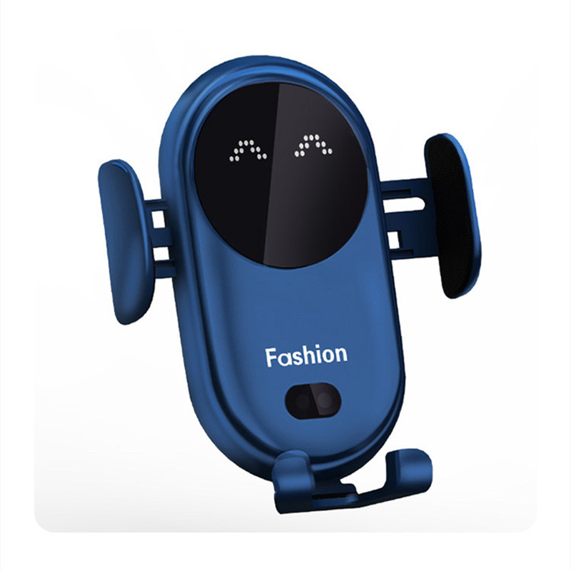 

S11 Smart Infrared Sensor Wireless Charger Automatic Car Mobile Phone Holder Base Chargers with Suction Cup Mount Bracket for iPhone12 11 XR