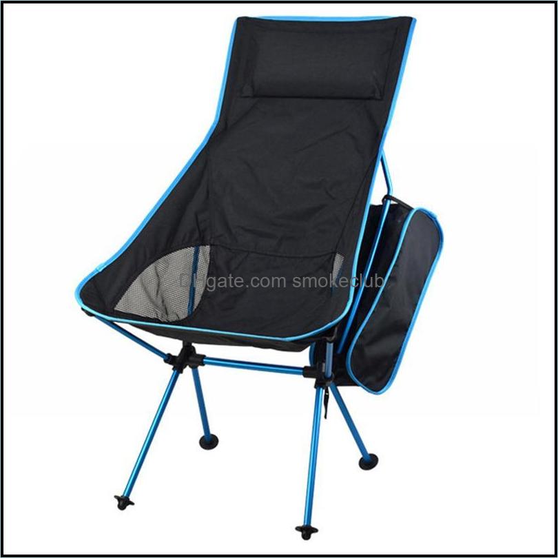 Sports & Outdoors Outdoor Cam Chair Oxford Cloth Portable Folding Lengthen Seat For Fishing Festival Picnic Bbq Beach Tralight Aessories Dro-image-735714010