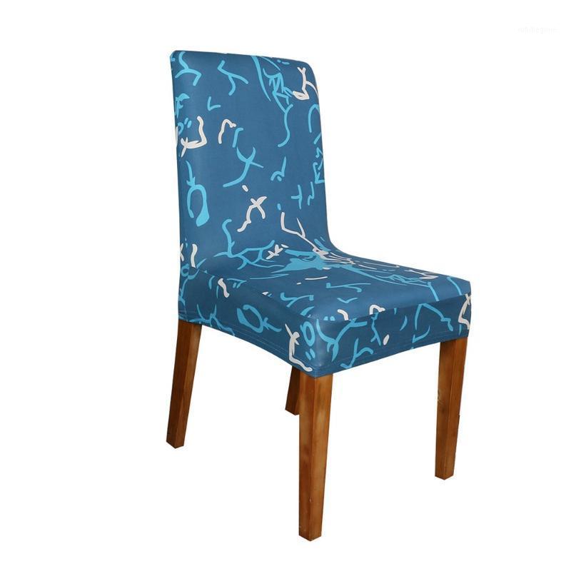 

Printed Chair Cover Soft Milk Silk Home Seat Protector Stretch Anti Dust Covers