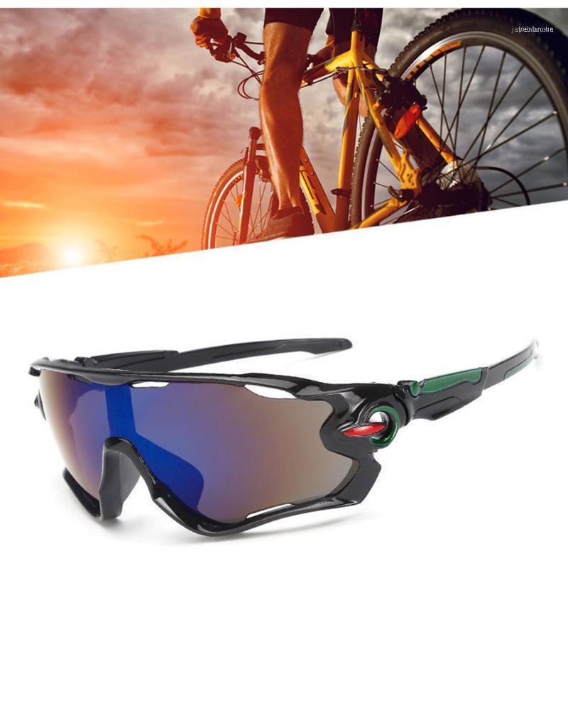 Lunettes de soleil lunettes de cyclisme polarisée anti-explosion lunettes de vélo de vélo de vélo Sports de plein air vélo UV couleur couleur gra