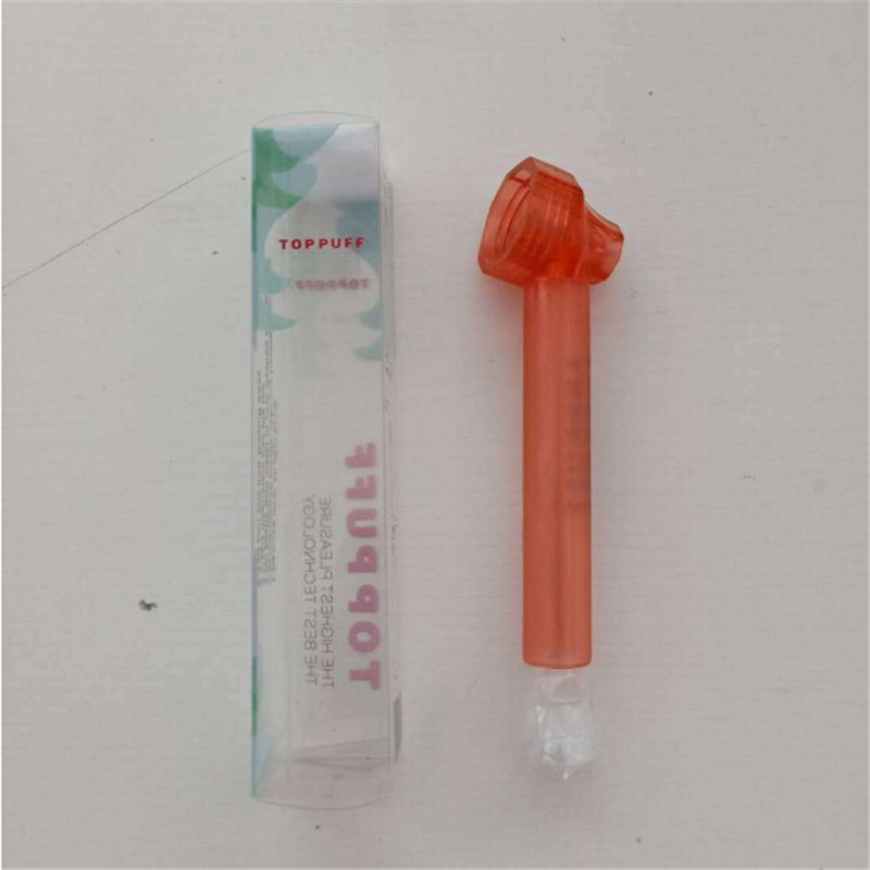 

2021 TOPPUFF Acrylic Bong Portable Screw-on Water Pipe Bag Glass Hand Smoking Pipes Tobacco Hookah Herb Holder 5 Colors