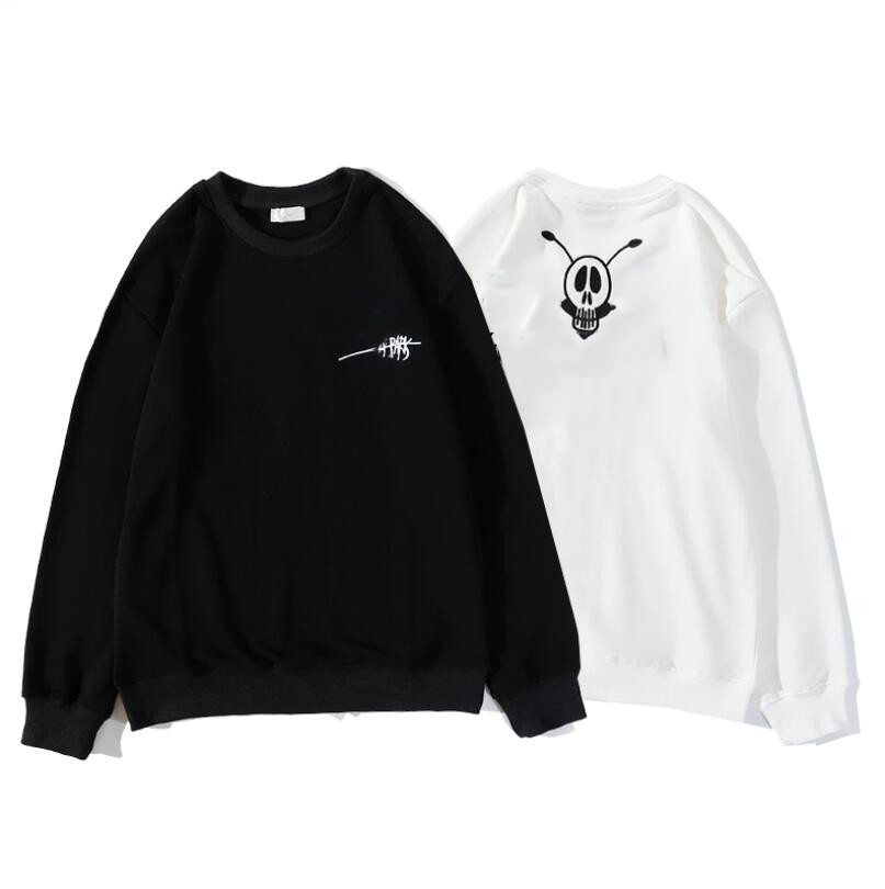 

High quality fashion men's Hoodie basketball Sweatshirt women's loose casual Hoodie couple Unisex embroidered Pullover Asian size, Black