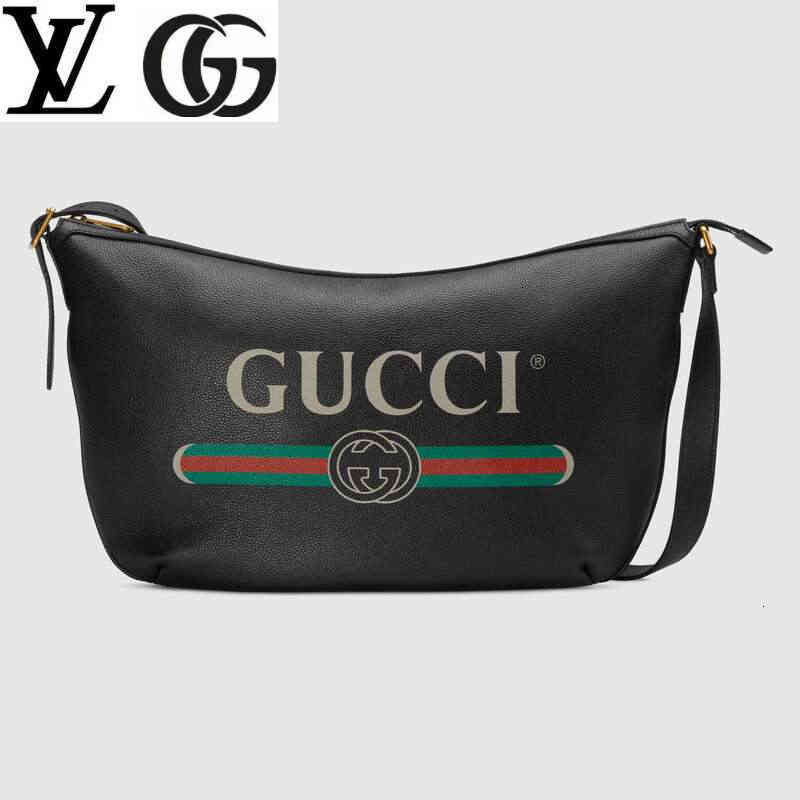 

523588 print half-moon bag black travel bags handles boston totes shoulder crossbody mini bag