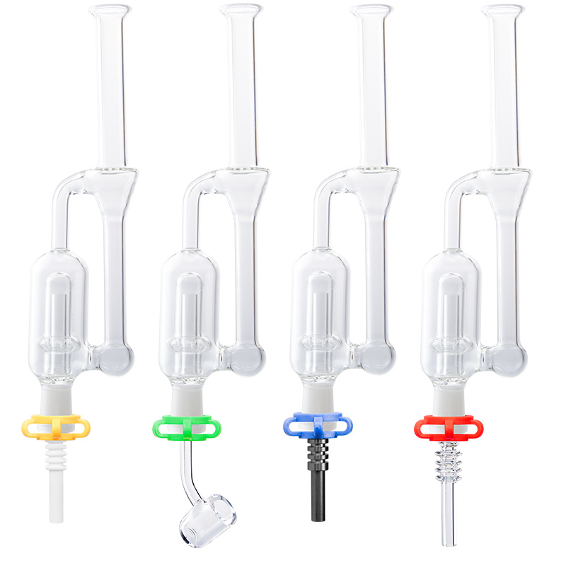 

Headshop666 CSYC GB007 Hookah Smoking Pipe Stand Base Wax Dab Rigs 14mm Recycle Airflow Glass Water Pipes Bongs
