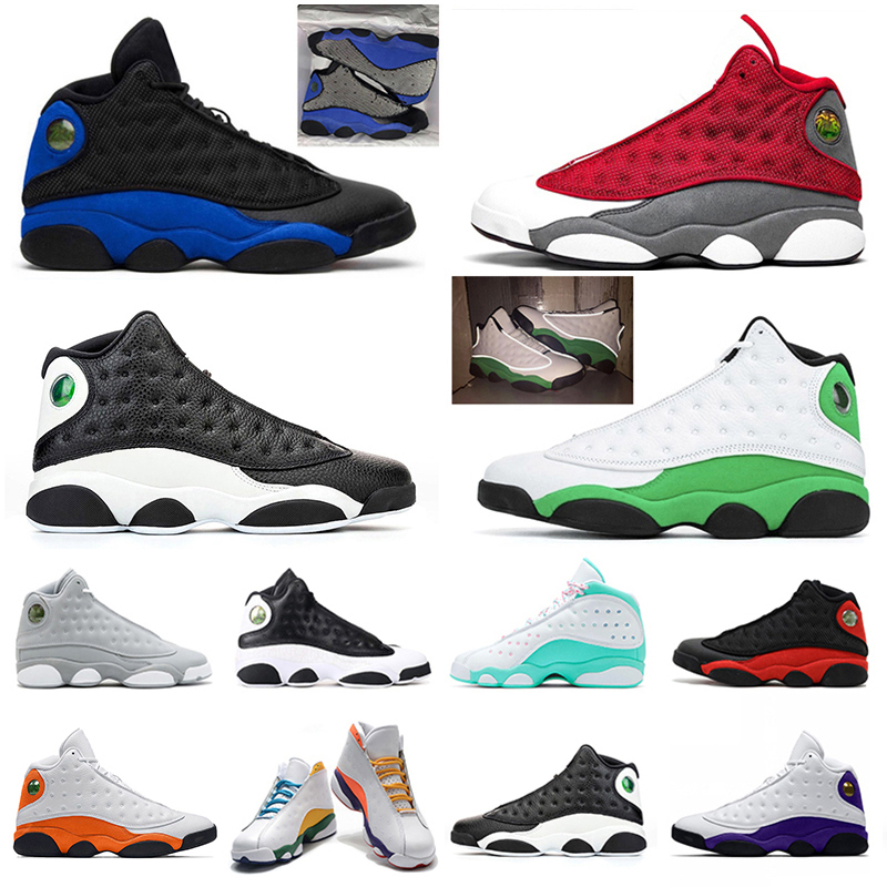 

Shoes jumpman 13 13s men women trainers Reflective Hyper Royal Red Flint Lucky Aurora Green sports sneakers, Bubble wrap packaging
