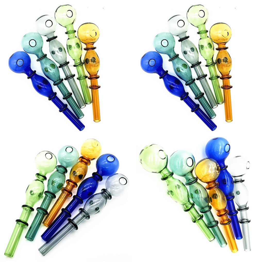 

14mm Colorful double bubble glass straight pot Wholesale Glass bongs Oil Burner Glass Pipes Water Pipes Oil Rigs Oil FY2504