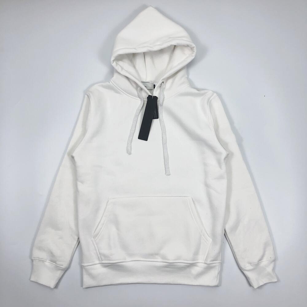

Men's Hooded Sweatshirt High Quality Hoodies Fashion Streetwear Long Sleeve Pullover Hoodie Casual Sportswear Standard And Fleece Jumper Highs Street Man Clothing, White