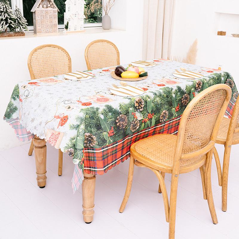

Christmas Decorations Plaid Printed Table Runner Decoration Tablecloth Year Festival Atmosphere Cafe Home Decor Xmas Presents