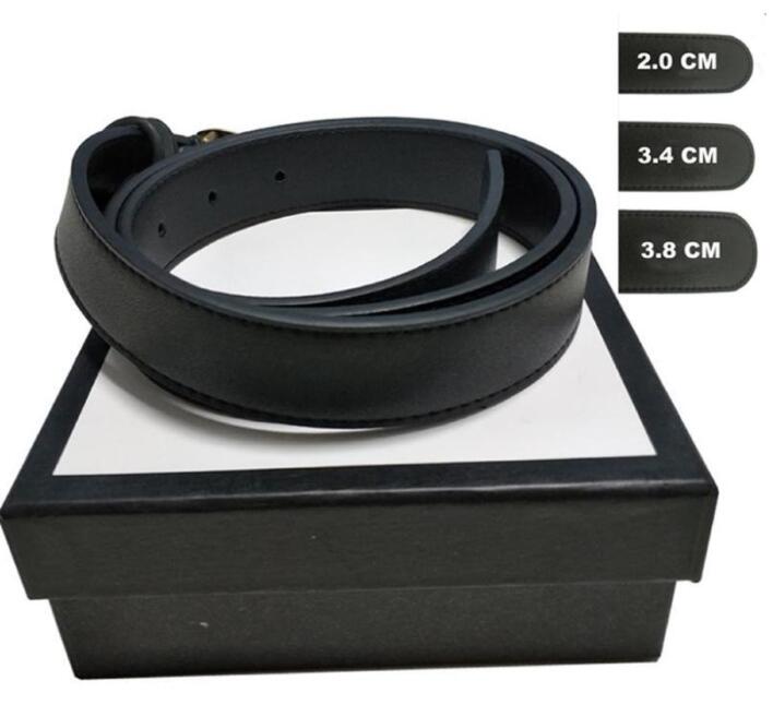 

Mens Belt Womens Waist For Man Woman Fashion Casual Double G Gold Letter Buckle Black Genuine Leather Belts Cintura Ceinture 2.0-3.8 Width With Box, With gift box
