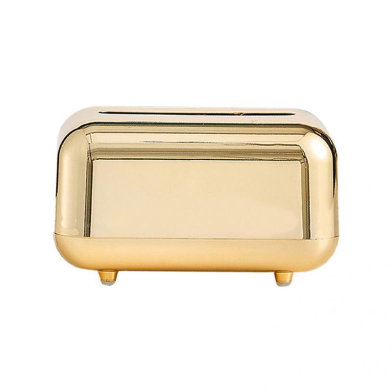 

Tissue Boxes & Napkins Paper Holder Spring Design Excellent Shatterproof Storage Box With Magnetic Switch