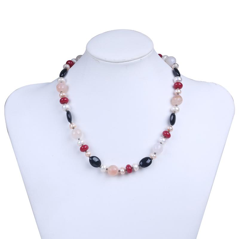 

Collection Various Freshwater Pearl Necklace Soapstone Stone Choker Chokers