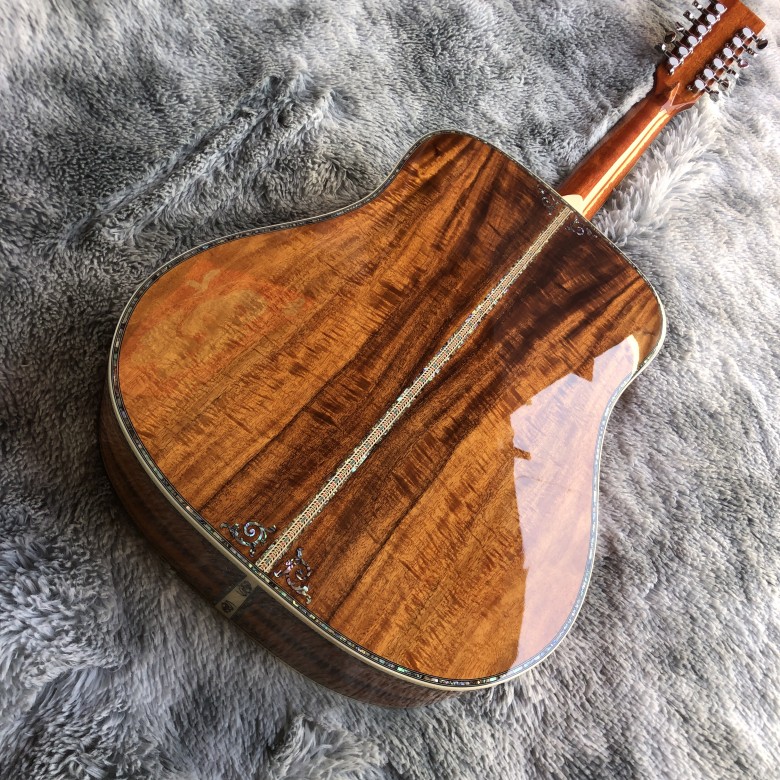 

All Acacia Wood D45 Mold 12 String Folk Acoustic Guitar