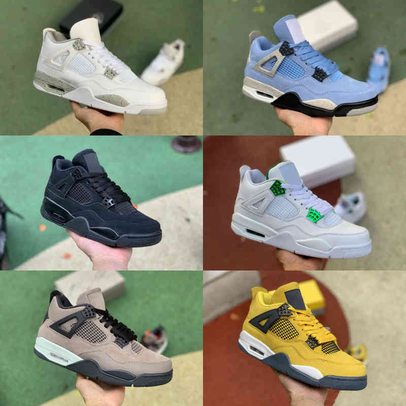 

Top Quality University Blue 4s Basketball Shoes Mens Bred Cream Sail JORDÁN 4 White Oreo Lightnings Black Cat Shimmer Union Taupe Haze What The Cement Trainer Sneakers, Please contact us