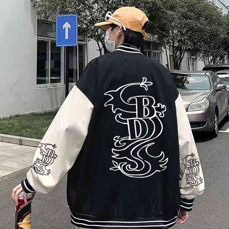

Tokyo Revengers Black Dragon Jacket Hoodie Men Long Sleeve Anime Cosplay Sweatshirt Streetwear Jacket H1227