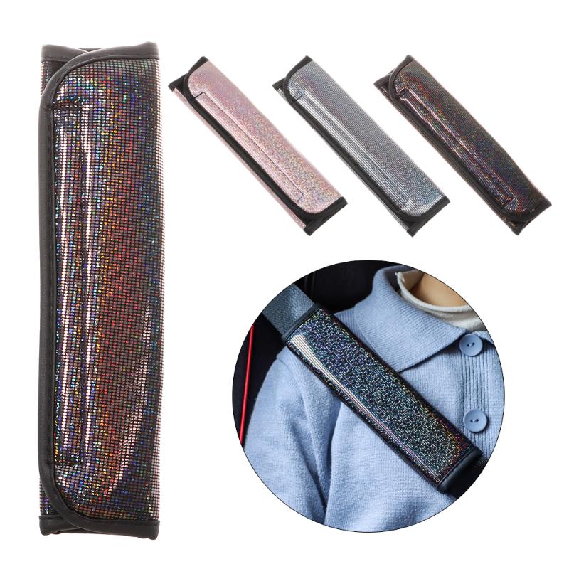 

Safety Belts & Accessories Colorful Flashing Car Seat Belt Shoulder Pad Leather Protector Auto Interior