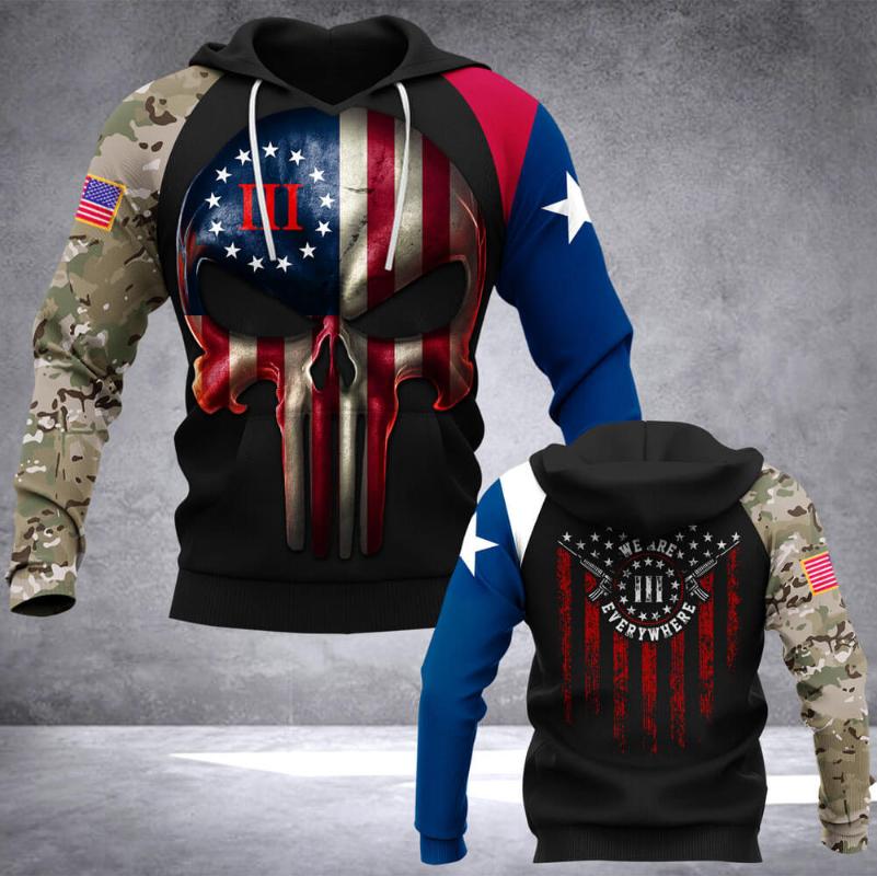 

Men's Hoodies & Sweatshirts Amazing Veteran Flag Skull Countrty 3D Printed Hoodie Man Female Zipper Pullover Sweatshirt Hooded Jersey Street, D69 12