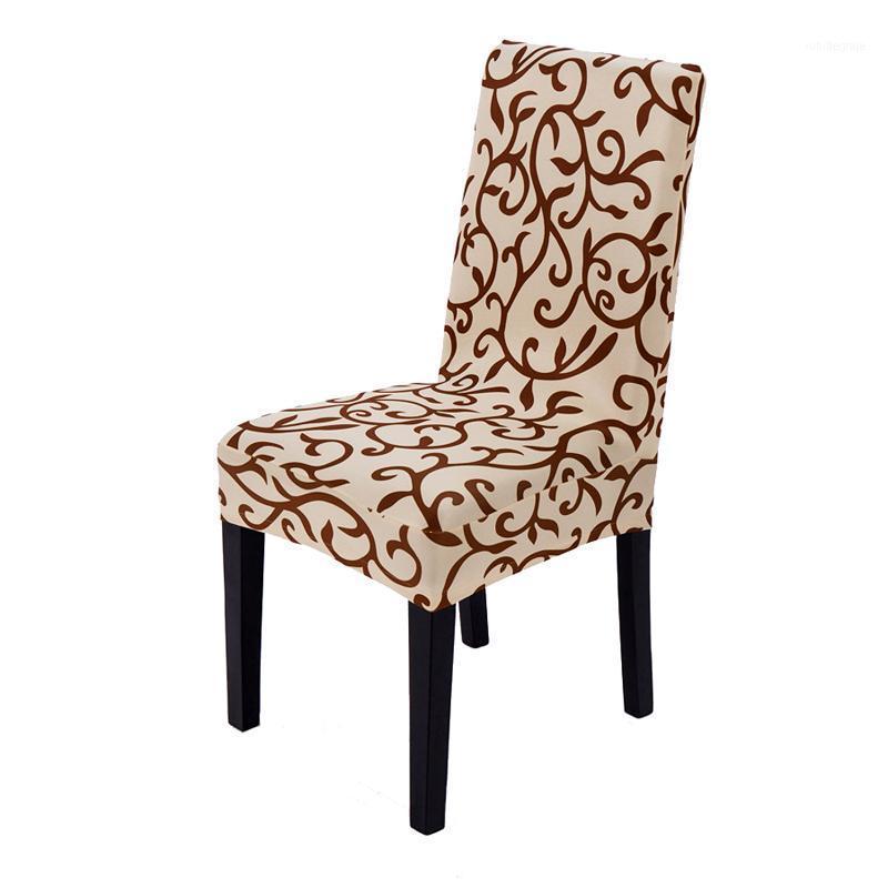 

Chair Covers 1PC Universal Spandex Polyester Anti-dirty Removable Stretch Dining Room Cover Protector Slipcover Elastic Seat Case1