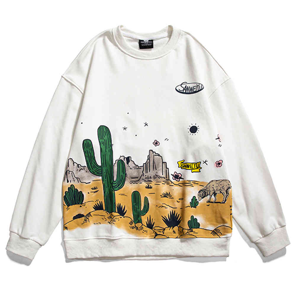 

men's hoodies & sweatshirts autumn hip hop street harajuku leisure style of simple men painting paint around the neck hoodies sweater z, Black