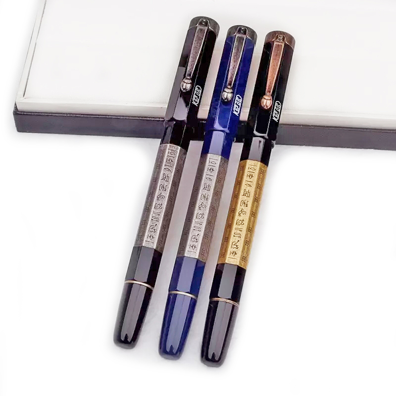 

PURE PEARL Top quality Gift Rollerball Ballpoint Pen Limited Edition Inheritance Series Egypt Character Special engrave Luxury Stationery With Serial Number